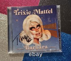 CD dédicacé de Trixie Mattel, signé à la main, gagnante de RuPaul's Drag Race All Stars 3