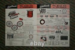 Catalogue Original Vintage Edelbrock Moon 1959 Intake Manifold Heads Tank Hot Rod