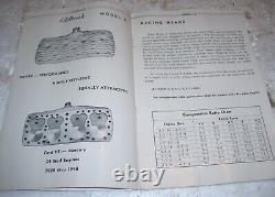 Catalogue rare de 1950 Edelbrock avec 20 pages et 7 photos