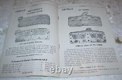 Catalogue rare de 1950 Edelbrock avec 20 pages et 7 photos
