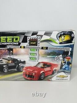 Champions De Vitesse Lego 75874 Scellés Chevrolet Camaro Drag Race