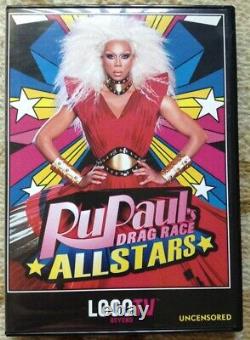 Course De Drag De Rupaul Toutes Les Étoiles Non Censurées (dvd, 2013, 2-disc Set) Complete, Oop