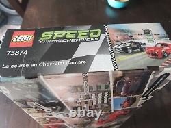 Course de dragsters LEGO SPEED CHAMPIONS Chevrolet Camaro (75874) Scellé
