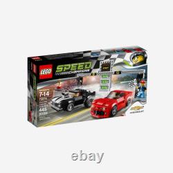 Course de dragsters Lego Chevrolet Camaro 75874
