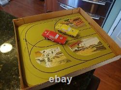 En français: '1968 République Outil Dan Gurney Mercury Cougar Road Rally Slot Car Track Set 140'