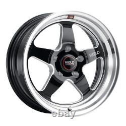 (Ensemble-4) Jantes Rims WELD Ventura Drag 17x10 5x127/5x5 Noires 38mm 17 Pouces