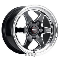 (Ensemble-4) WELD Ventura 6 Drag 17x5 6x139.7/6x5.5 Noir -25mm roues jantes 17 pouces