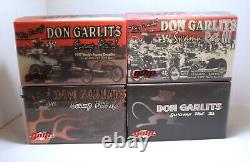 Ensemble complet de 4 répliques de Swamp Rat de Don Garlits à l'échelle 1:43 avec boîtes