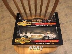 Ensemble de 2 miniatures ERTL American Muscle 1966 Pontiac GTO GeeTO Tiger 118 en métal moulé sous pression dans leur boîte d'origine