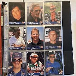 Ensemble de cartes 1991 Pro Set NHRA Winston Drag Racing de 130 cartes avec 2 cartes autographes de John Force