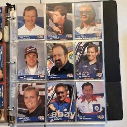 Ensemble de cartes 1991 Pro Set NHRA Winston Drag Racing de 130 cartes avec 2 cartes autographes de John Force