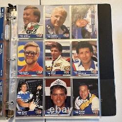 Ensemble de cartes 1991 Pro Set NHRA Winston Drag Racing de 130 cartes avec 2 cartes autographes de John Force