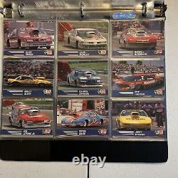 Ensemble de cartes 1991 Pro Set NHRA Winston Drag Racing de 130 cartes avec 2 cartes autographes de John Force