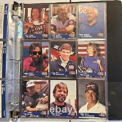 Ensemble de cartes 1991 Pro Set NHRA Winston Drag Racing de 130 cartes avec 2 cartes autographes de John Force