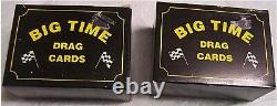 Ensemble de cartes de dragsters Big Time 1991 (LOT DE 2) ÉTAT MINT EXTREMEMENT RARE