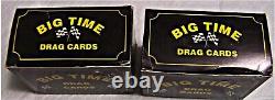 Ensemble de cartes de dragsters Big Time 1991 (LOT DE 2) ÉTAT MINT EXTREMEMENT RARE