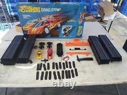 Ensemble de course complet Vintage 1989 Hot Wheels Super Changers Drag Strip