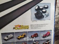 Ensemble de course complet Vintage 1989 Hot Wheels Super Changers Drag Strip testé