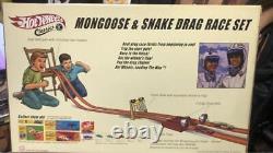 Ensemble de course de dragsters Hot Wheels Mongoose Snake