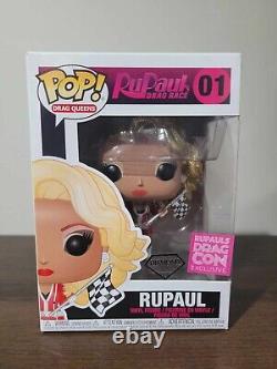 Ensemble de figurines Funko POP Drag Queen complet rare avec RuPaul, Trixie, Katya et plus encore