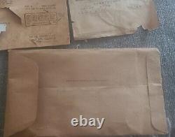 Ensemble de plaques d'immatriculation de Californie 1953 NOS avec enveloppe et papier d'enregistrement
