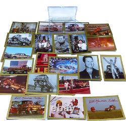 Ensemble de prototypes de collection très rare de 1992 de cartes Little Red Wagon Drag.