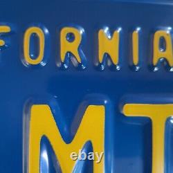 Ensemble rare de plaques bleues et jaunes de Californie 1970-1980 381 MTV Chevy JDM Datsun Mopar