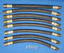 Ensemble vintage de 8 tuyaux de carburant Hilborn Mech Fuel Injection Fuel Line NOS 3/8