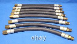 Ensemble vintage de 8 tuyaux de carburant Hilborn Mech Fuel Injection Fuel Line NOS 3/8