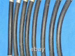 Ensemble vintage de 8 tuyaux de carburant Hilborn Mech Fuel Injection Fuel Line NOS 3/8