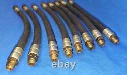 Ensemble vintage de 8 tuyaux de carburant Hilborn Mech Fuel Injection Fuel Line NOS 3/8