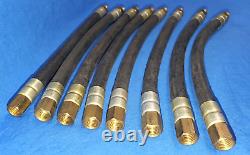 Ensemble vintage de 8 tuyaux de carburant Hilborn Mech Fuel Injection Fuel Line NOS 3/8