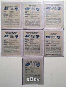 Etr Drag Officiel Champs 1971 Fleer Ensemble Complet De 63 Vintage Trading Cards