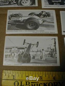 Fleer Dragstrip Stickshift Drag Racing 10 Jeu De Cartes Don Garlits 1970 Superbird