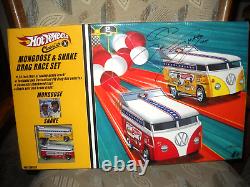 HOT WHEELS 2005 MONGOOSE & SNAKE DRAG RACE SET avec SCELLÉ D'USINE SIGNATURE