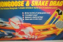 Hot Wheels 25e Anniversaire Mongoose Et Snake Drag Race Set 11644 Jamais Utilisé