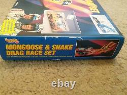 Hot Wheels 25e Anniversaire Mongoose & Snake Drag Race Set (sealed)