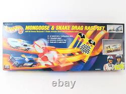 Hot Wheels 25e anniversaire Mongoose et Snake Drag Race Set 11644 scellé