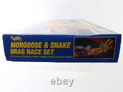 Hot Wheels 25e anniversaire Mongoose et Snake Drag Race Set 11644 scellé