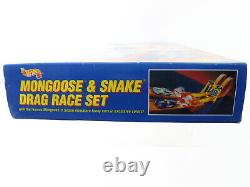 Hot Wheels 25e anniversaire Mongoose et Snake Drag Race Set 11644 scellé