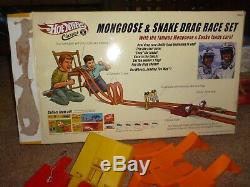 Hot Wheels Classic Mongoose & Serpent Drag Race Set Utilisé Mustsee Collector Not100%