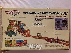 Hot Wheels Classics Mongoose & Snake Drag Race Set Complete With2 Cars Extra Track