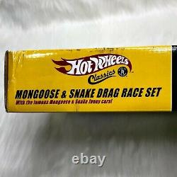 Hot Wheels Classics Mongoose & Snake Drag Race Set Plymouth Nib 2005 Htf