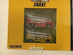 Hot Wheels Classics Mongoose & Snake Vw Bus Volkswagen Drag Race Track Set Open