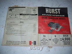 Hurst- Comp Plus 4 Speed Shifter 391-5403 translates to 'Hurst- Levier de vitesse Comp Plus à 4 vitesses 391-5403' in French.