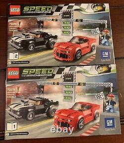 LEGO SPEED CHAMPIONS Chevrolet Camaro Drag Race 75874 100% Complet Avec Boîte