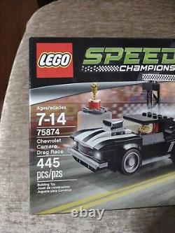 LEGO SPEED CHAMPIONS Chevrolet Camaro Drag Race (75874) NEUF ! SCELLÉ