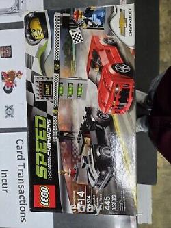 LEGO SPEED CHAMPIONS Course de Drag Chevrolet Camaro (75874) NEUF ! SCELLÉ