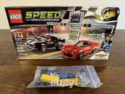 LEGO Speed Champions 75874 Chevrolet Camaro Course de Dragsters avec Podium du Gagnant Gratuit