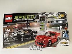 Lego 75874 Champions De Vitesse Chevrolet Camaro Drag Race Race-ready Constructible Voitures